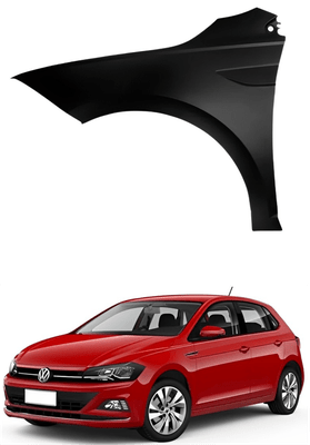 Paralama Vw Polo Virtus 2018 2019 2020 2021 Lado Esquerdo Motorista