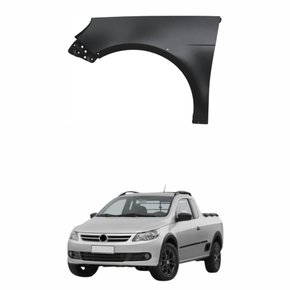 Paralama Vw Saveiro G5 2009 2010 2011 2012 Com furo para Moldura Lateral Lado Esquerdo Motorista