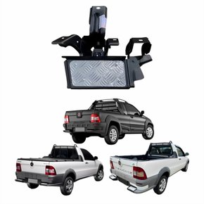 Pisante Parachoque Traseiro Fiat Strada 2004 até 2020 Lado Direito Passageiro