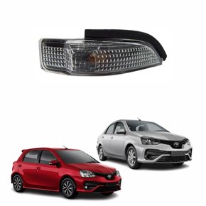 Pisca Retrovisor Toyota Etios Hatch Sedan 2012 Até 2023 Lado Direito Passageiro