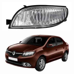Pisca do Retrovisor Renault Logan 2014 até 2023 Lado Esquerdo Motorista