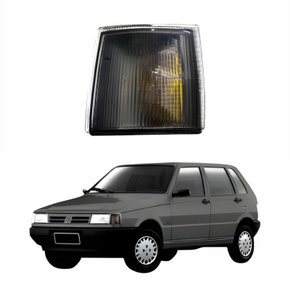 Pisca Fiat Uno 1991 Até 2004 Fumê Modelo Arteb Lado Esquerdo Motorista