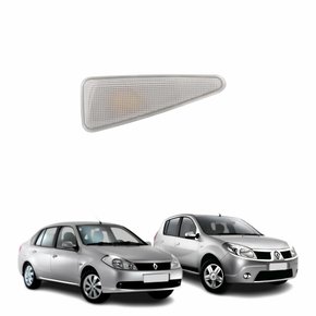 Pisca Paralama Renault Sandero 2008 Até 2014 Symbol 2010 Até 2013 Cristal Lado Direito Passageiro
