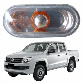 Pisca Para-lama Vw Amarok 2010 Até 2015 Cristal Lado Único