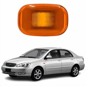 Pisca Para-lama Toyota Corolla 2003 Até 2008 Âmbar Lado Único