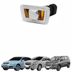Pisca Paralama Gm Vectra 2006 Até 2009 Gm Cobalt 2012 Até 2015 Gm Spin 2013 Até 2014  Com Soquete Lado Esquerdo Motorista