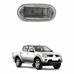 Pisca Paralama Mitsubishi L-200 Triton 2007 Até 2015 Cristal Com Led