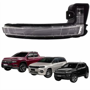 Pisca Retrovisor Fiat Toro 2016 Até 2023 Jeep Compass Commander 2016 Até 2023 Lado Esquerdo Motorista