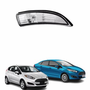 Pisca Retrovisor Ford New Fiesta Hatch Sedan 2011 2012 2013 2014 2015 2016 2017 2018 Seta Cristal Lado Direito Passageiro