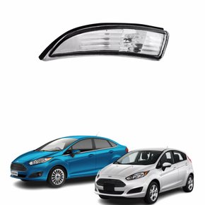 Pisca Retrovisor Ford New Fiesta Hatch Sedan 2011 2012 2013 2014 2015 2016 2017 2018 Seta Cristal Lado Esquerdo Motorista