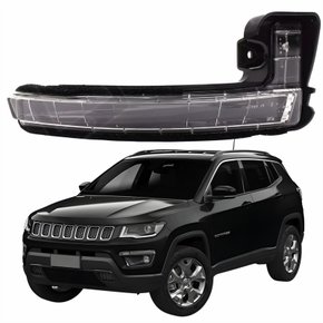 Pisca Retrovisor Jeep Compass 2016 Até 2023 Lado Esquerdo Motorista