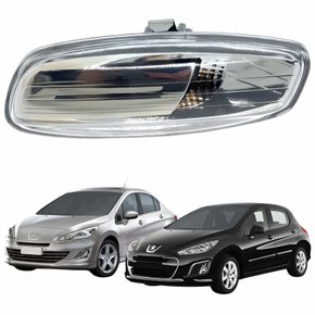 Pisca Retrovisor Peugeot 308 408 2011 2012 2013 2014 2015 Lado Esquerdo Motorista