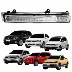Pisca Retrovisor Vw Fox Gol Saveiro Voyage G6 2013 Até 2016 Up Golf 2013 2014 Lado Esquerdo Motorista
