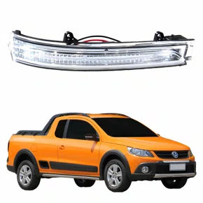 Pisca Retrovisor Vw Gol Saveiro Voyage G5 2009 2010 2011 2012 Lado Direito Passageiro