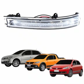 Pisca Retrovisor Vw Gol Saveiro Voyage G5 2008 Até 2012 Lado Esquerdo Motorista