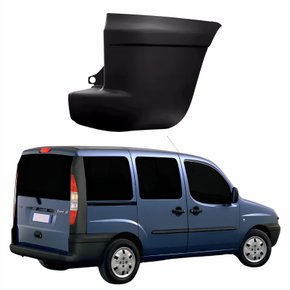 Ponteira Parachoque Traseiro Fiat Doblo 2002 Até 2010 Lado Direito