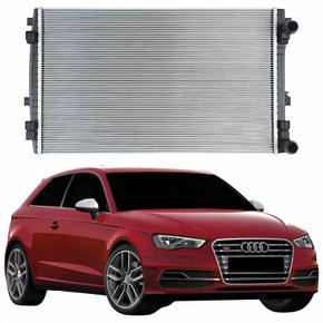 Radiador Audi S3 2013 Até 2019 Sem E Com Ar Condicionado Automático E Mecânico