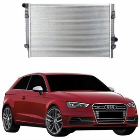 Radiador Audi S3 2013 Até 2020 Com Ar Condicionado Automático