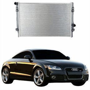 Radiador Audi TT 2015 Até 2020 Com Ar Condicionado Automático