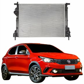 Radiador Fiat Argo 2017 2018 2019 Com Ar Condicionado Automático E Mecânico