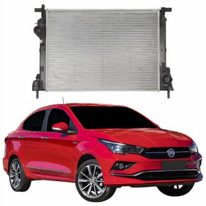 Radiador Fiat Cronos 2017 2018 2019 Com Ar Condicionado Automático E Mecânico