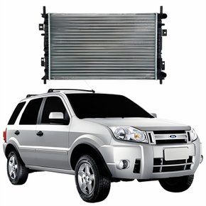 Radiador Ford Ecosport 2002 Até 2013 Rocam Com E Sem Ar Condicionado Mecânico