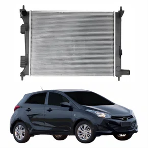 Radiador Hyundai Hb20 2012 Até 2019 Com E Sem Ar Condicionado Mecânico