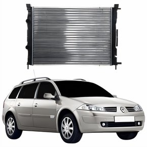 Radiador Renault Megane Gran Tour 2006 Até 2012 Com Ar Condicionado Mecânico