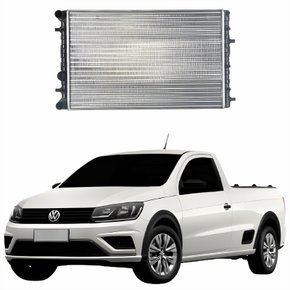 Radiador Saveiro G7 2017 2018 2019 2020 2021 Com Ar Condicionado Mecânico