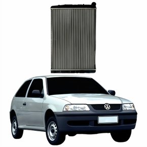 Radiador Vw Gol G3 1999 Até 2005 Com Ar Condicionado Mecânico