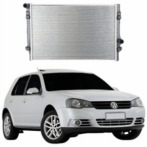 Radiador Vw Golf 2014 Até 2019 Com Ar Condicionado Automático