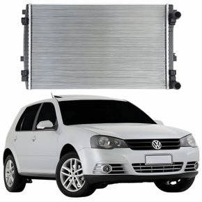 Radiador Vw Golf 2014 Até 2019 Sem E Com Ar Condicionado Automático E Mecânico