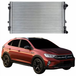 Radiador Vw Nivus 2020 Até 2024 Sem E Com Ar Condicionado Automático E Mecânico