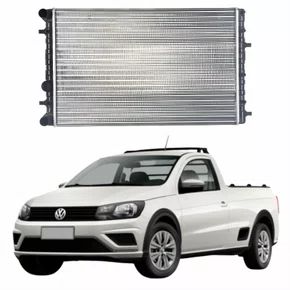 Radiador Vw Saveiro 2009 Até 2023 Com Ar Condicionado Mecânico