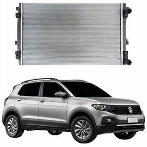Radiador Vw TCross 2020 2021 2022 2023 2024 Sem E Com Ar Condicionado Automático E Mecânico