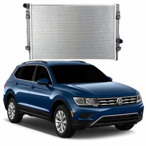 Radiador Vw Tiguan 2017 2018 2019 2020 Com Ar Condicionado Automático