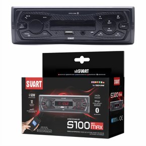 Radio Automotivo S100 Max I Svart
