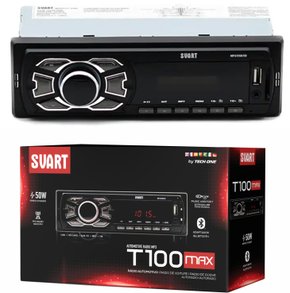 Radio Automotivo T100 Max I Svart