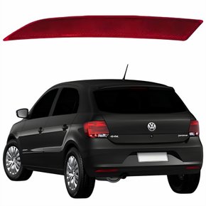 Refletor Parachoque Traseiro Vw Gol G6 2012 2013 2014 2015 2016 Lado Esquerdo Motorista