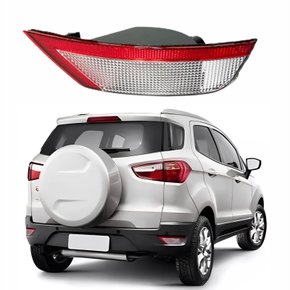 Refletor Traseiro Parachoque Ford Ecosport 2013 2014 2015 2016 Com Luz De Ré Lado Direito Passageiro