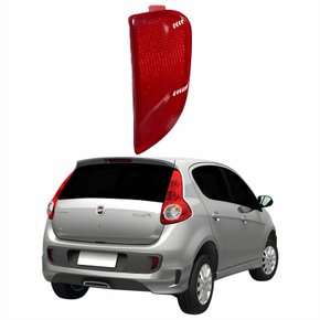 Refletor Traseiro Parachoque Fiat Palio 2012 2013 2014 2015 2016 Lado Direito Passageiro