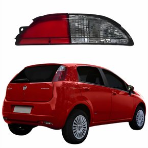 Refletor Traseiro Parachoque Fiat Punto 2008 2009 2010 2011 2012 Lado Direito Passageiro