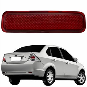 Refletor Traseiro Parachoque Ford Fiesta Sedan 2011 Até 2016 Lado Direito Passageiro