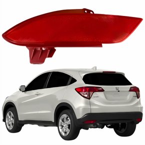 Refletor Parachoque Traseiro Honda Hrv 2016 2017 2018 2019 Lado Esquerdo Motorista