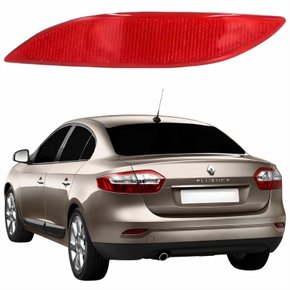 Refletor Parachoque Traseiro Renault Fluence 2011 Até 2017 Lado Esquerdo Motorista