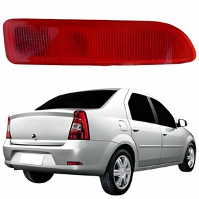 Refletor Parachoque Traseiro Renault Logan 2011 2012 2013 2014 Lado Direito Passageiro