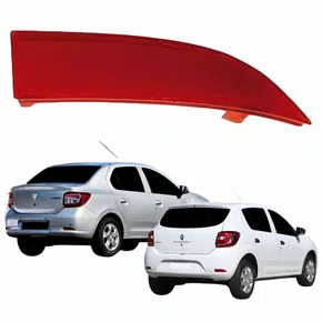 Refletor Parachoque Traseiro Renault Logan Sandero 2014 Até 2019 Lado Direito Passageiro