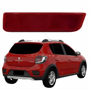 Refletor Parachoque Traseiro Renault Sandero Stepway 2015 2016 2017 2018 2019 Lado Direito Passageiro