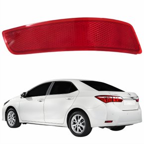 Refletor Parachoque Traseiro Toyota Corolla 2015 2016 2017 2018 2019 Lado Esquerdo Motorista