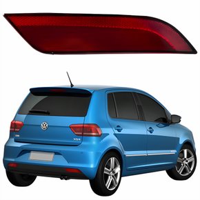 Refletor Parachoque Traseiro Vw Fox 2015 2016 2017 2018 2019 Lado Direito Passageiro